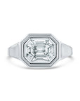 Mosiac Emerald Cut Signet Ring