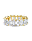 Emerald Cut Eternity Band