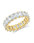 Emerald Cut Eternity Band