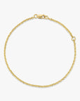 Petite Diamond Cut Chain Bracelet