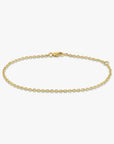 Petite Diamond Cut Chain Bracelet