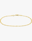 Flat Oval Chain Bracelet