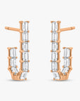 Baguette Hoop Earrings