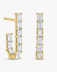Baguette Hoop Earrings
