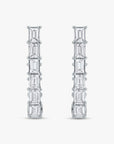 Baguette Hoop Earrings