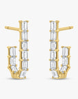 Baguette Hoop Earrings