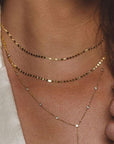 FLAT OVAL CHAIN NECKLACE