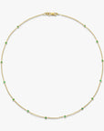 Emerald Bezel Necklace