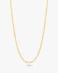 Flat Oval Chain Necklace