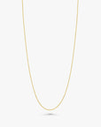 Diamond Cut Bead Chain Necklace