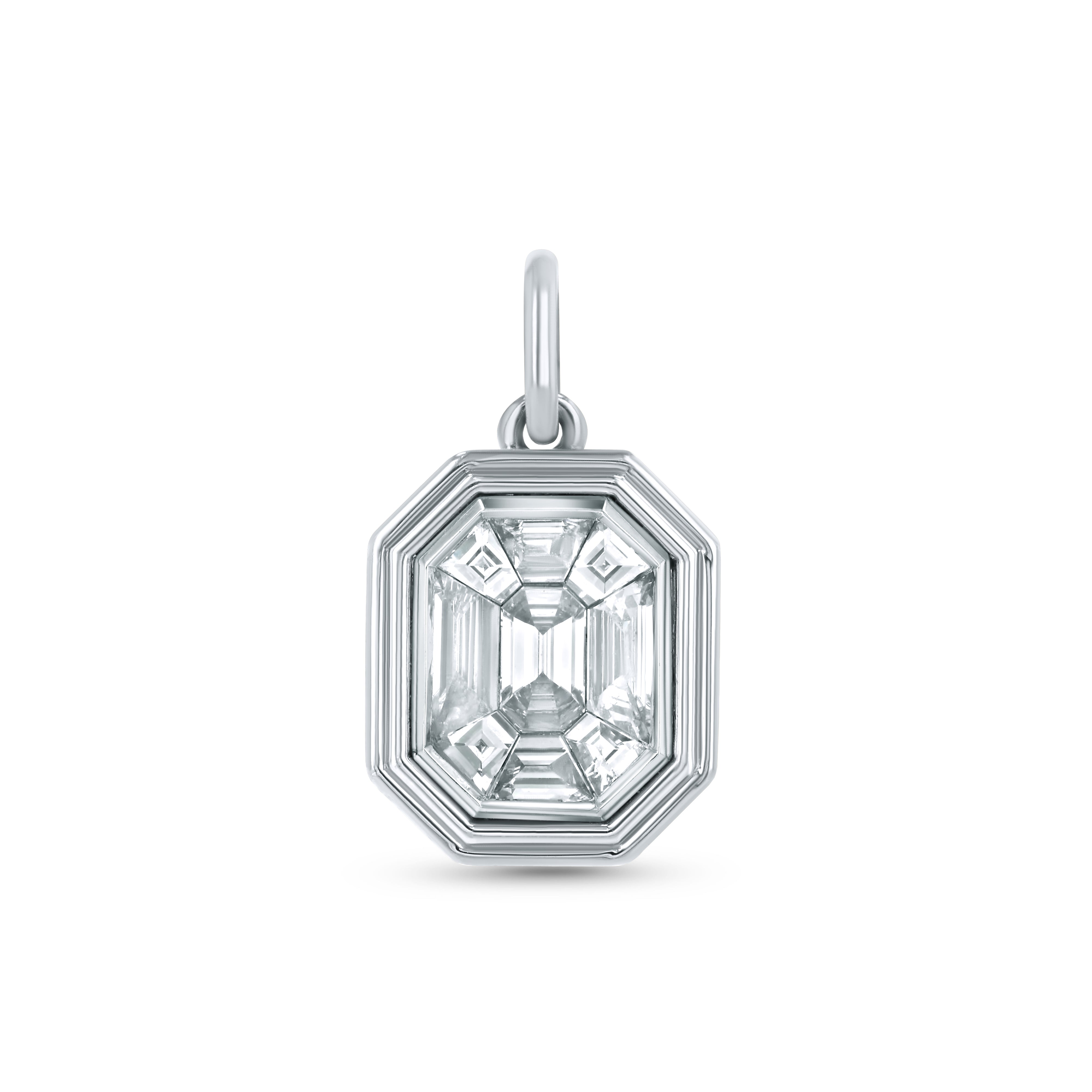 Mosaic Emerald Pendant
