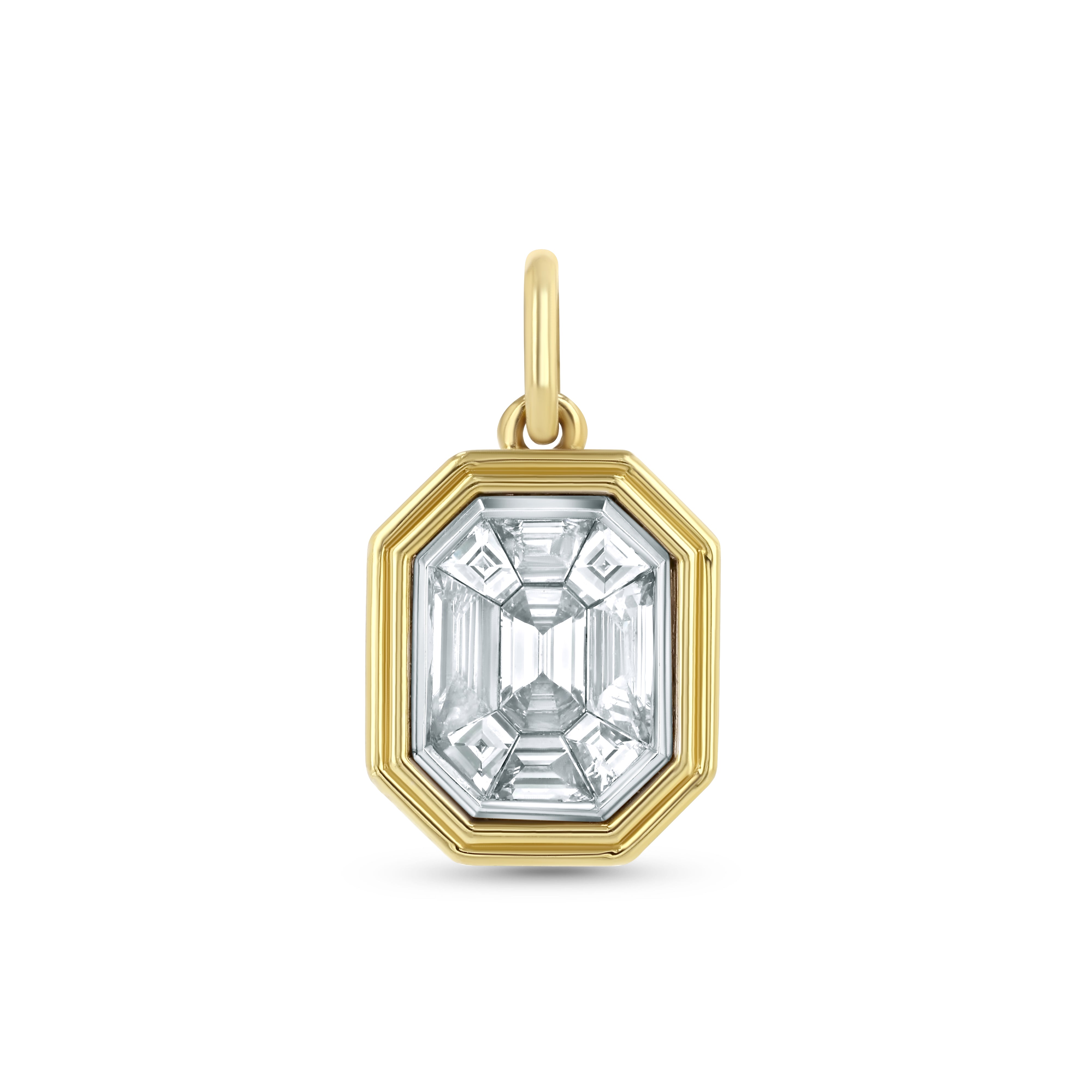 Mosaic Emerald Pendant