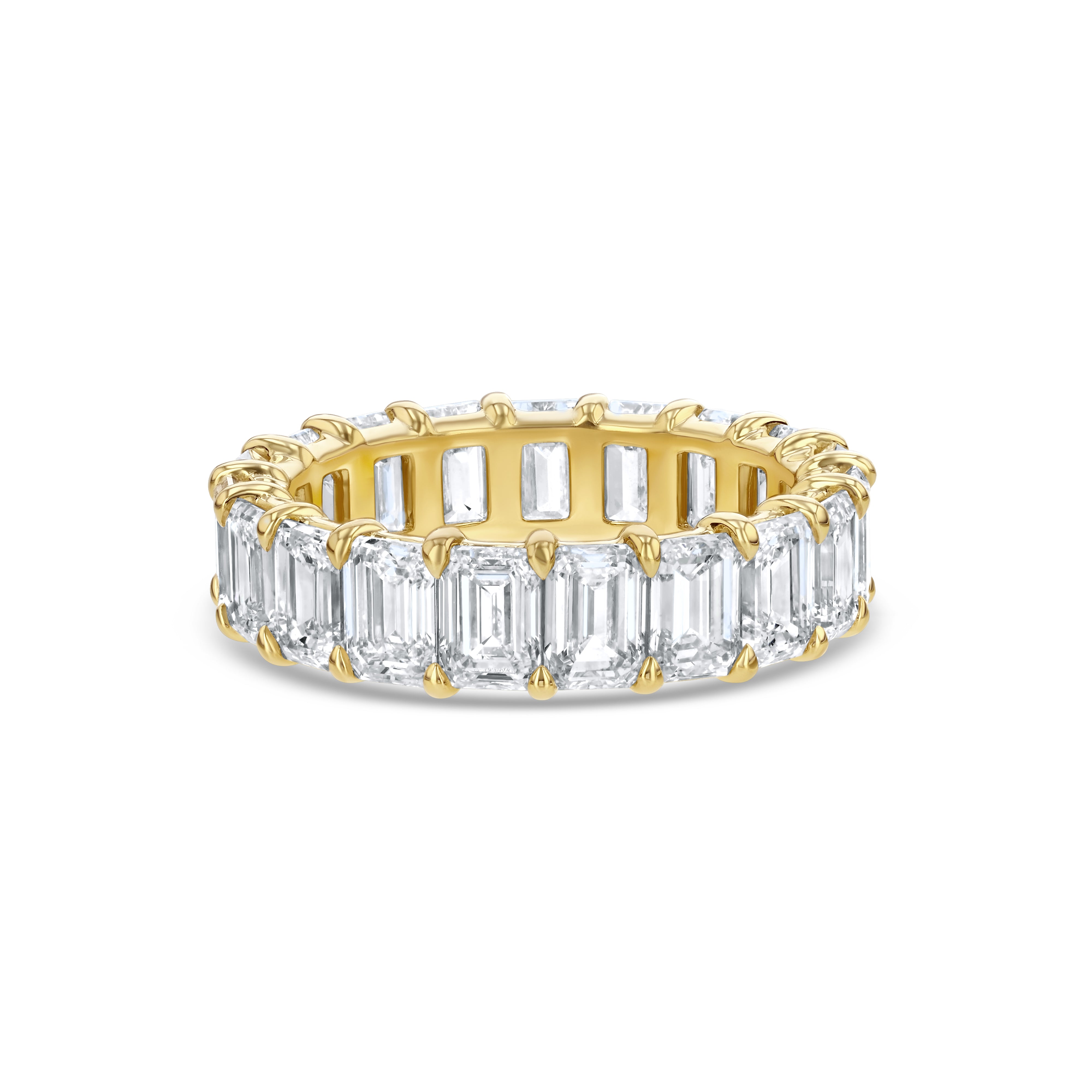 Emerald Cut Eternity Band
