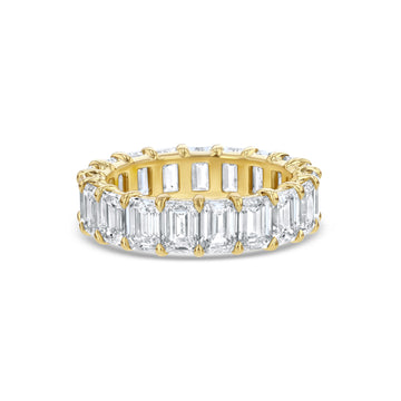 Emerald Cut Eternity Band