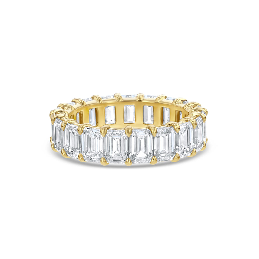 Emerald Cut Eternity Band