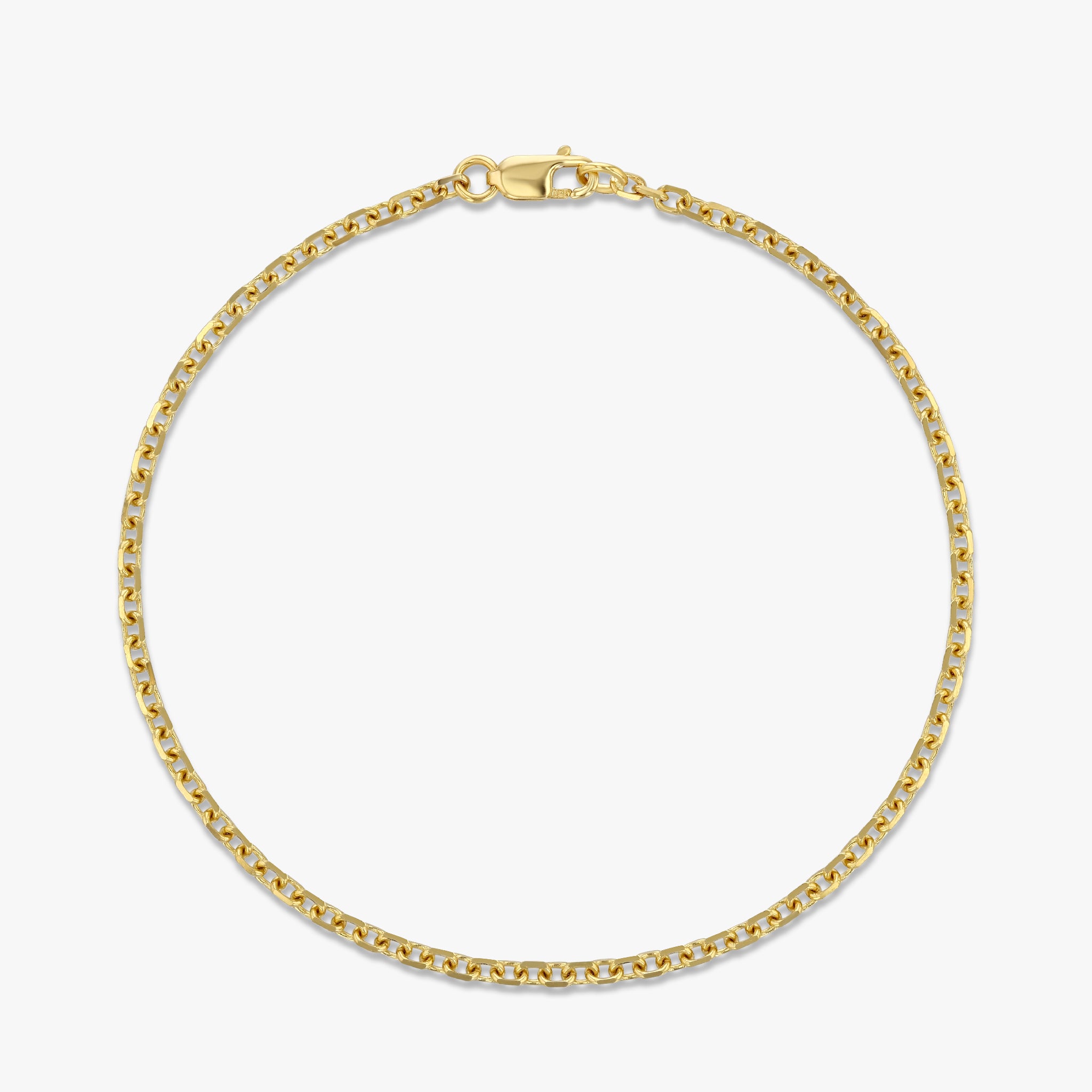 Diamond Cut Chain Bracelet