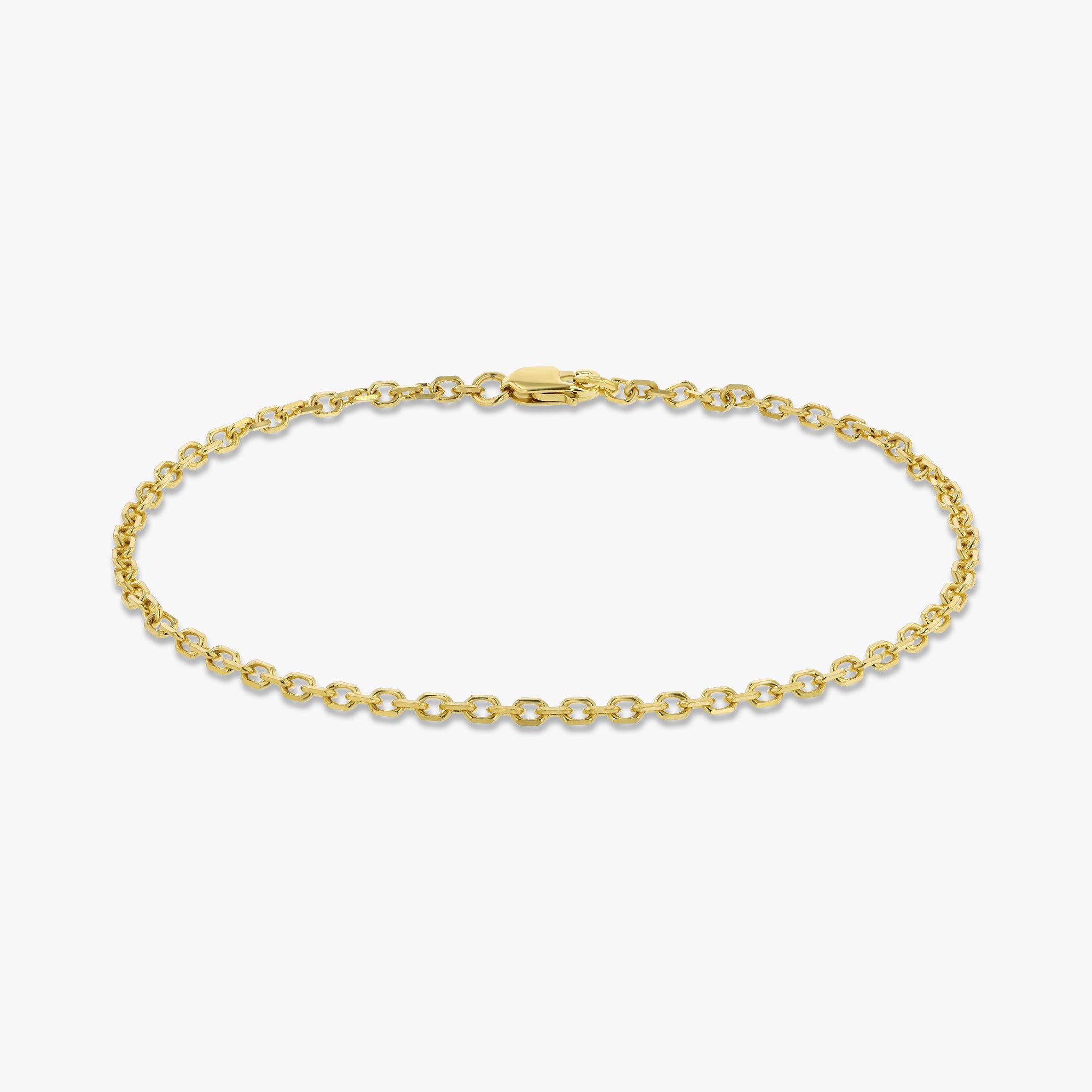 Diamond Cut Chain Bracelet