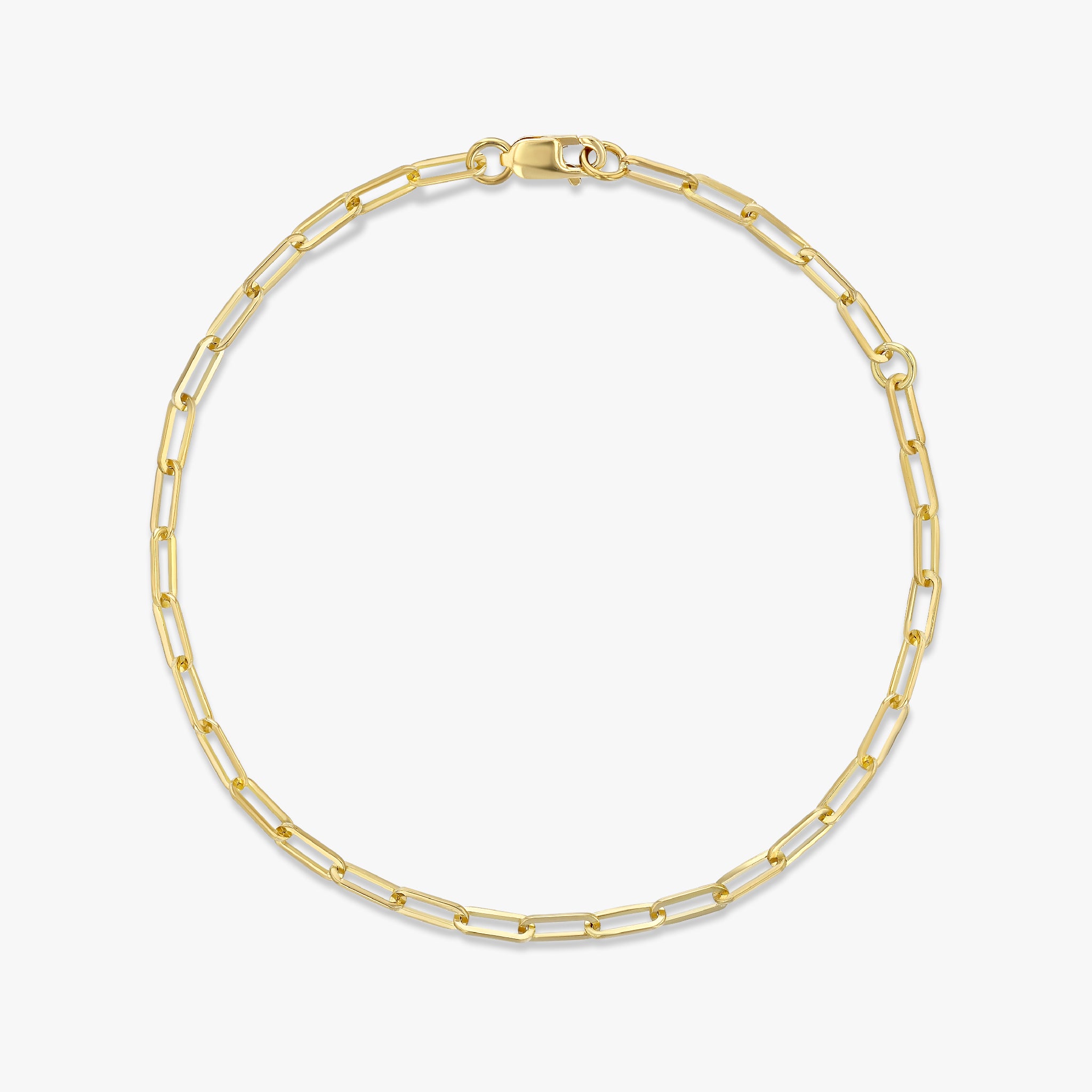 Petite Elongated Paperclip Bracelet