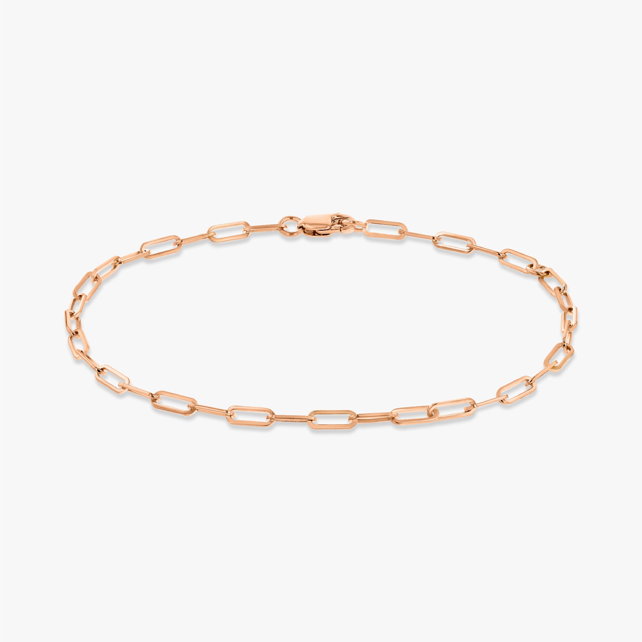 Petite Elongated Paperclip Bracelet