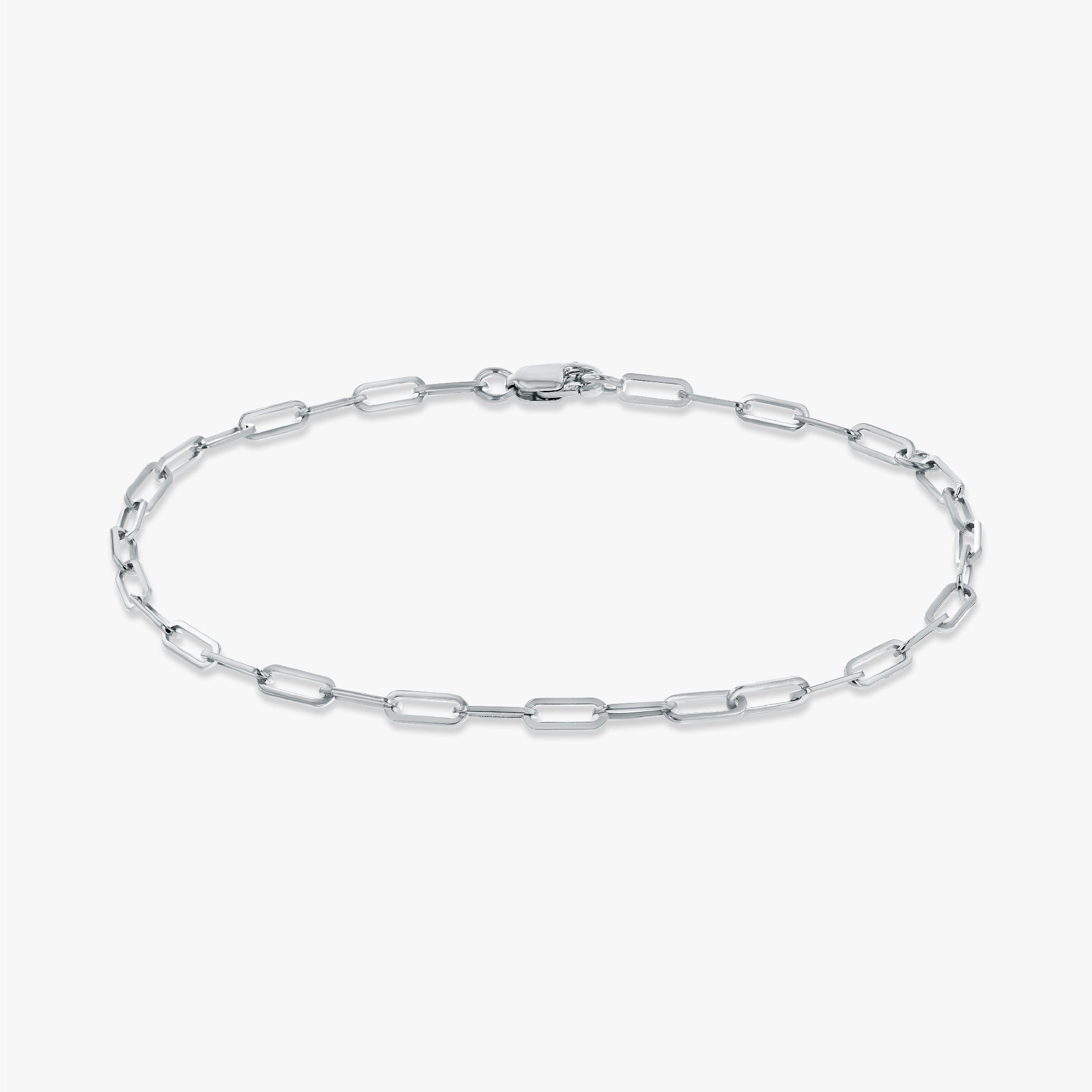 Petite Elongated Paperclip Bracelet
