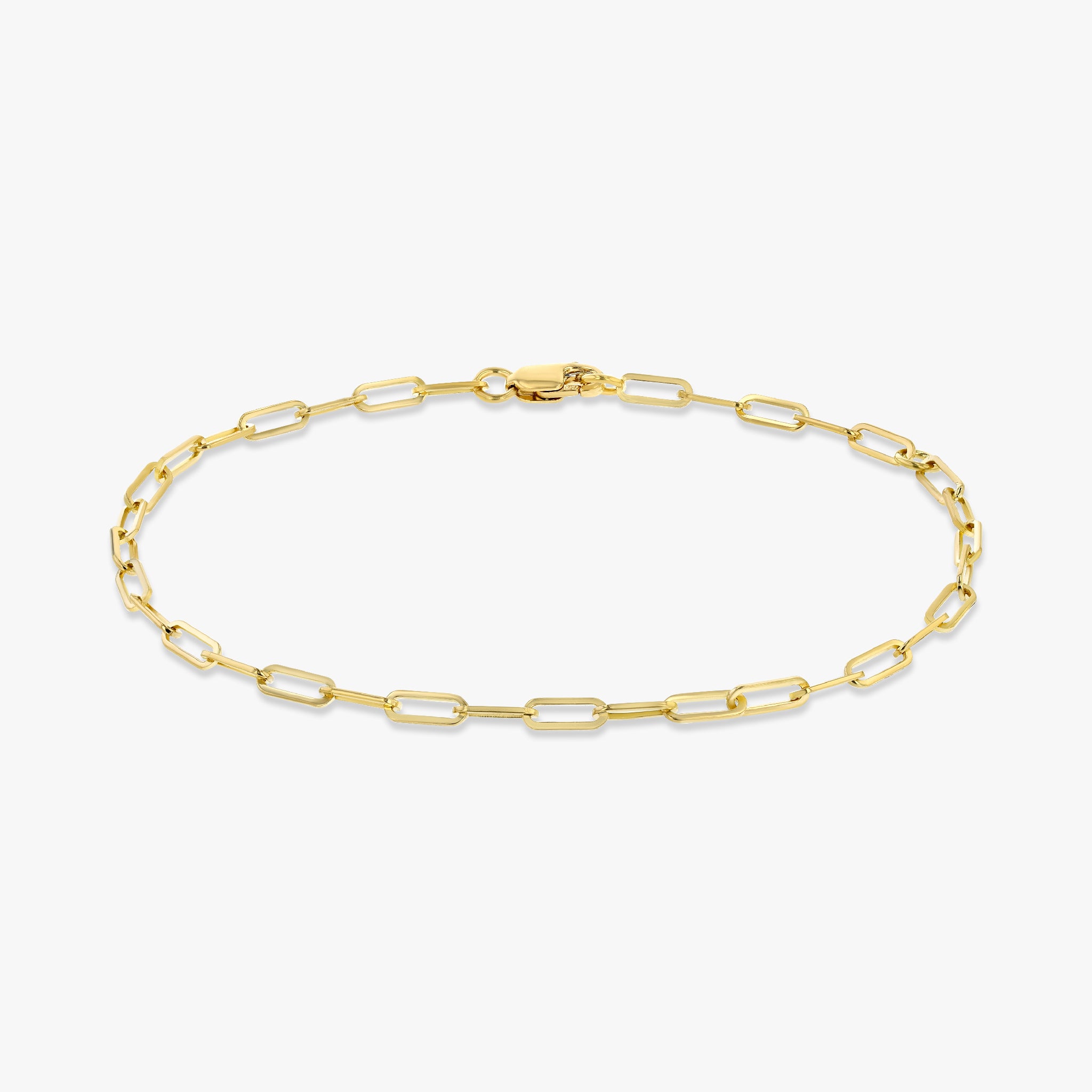Petite Elongated Paperclip Bracelet