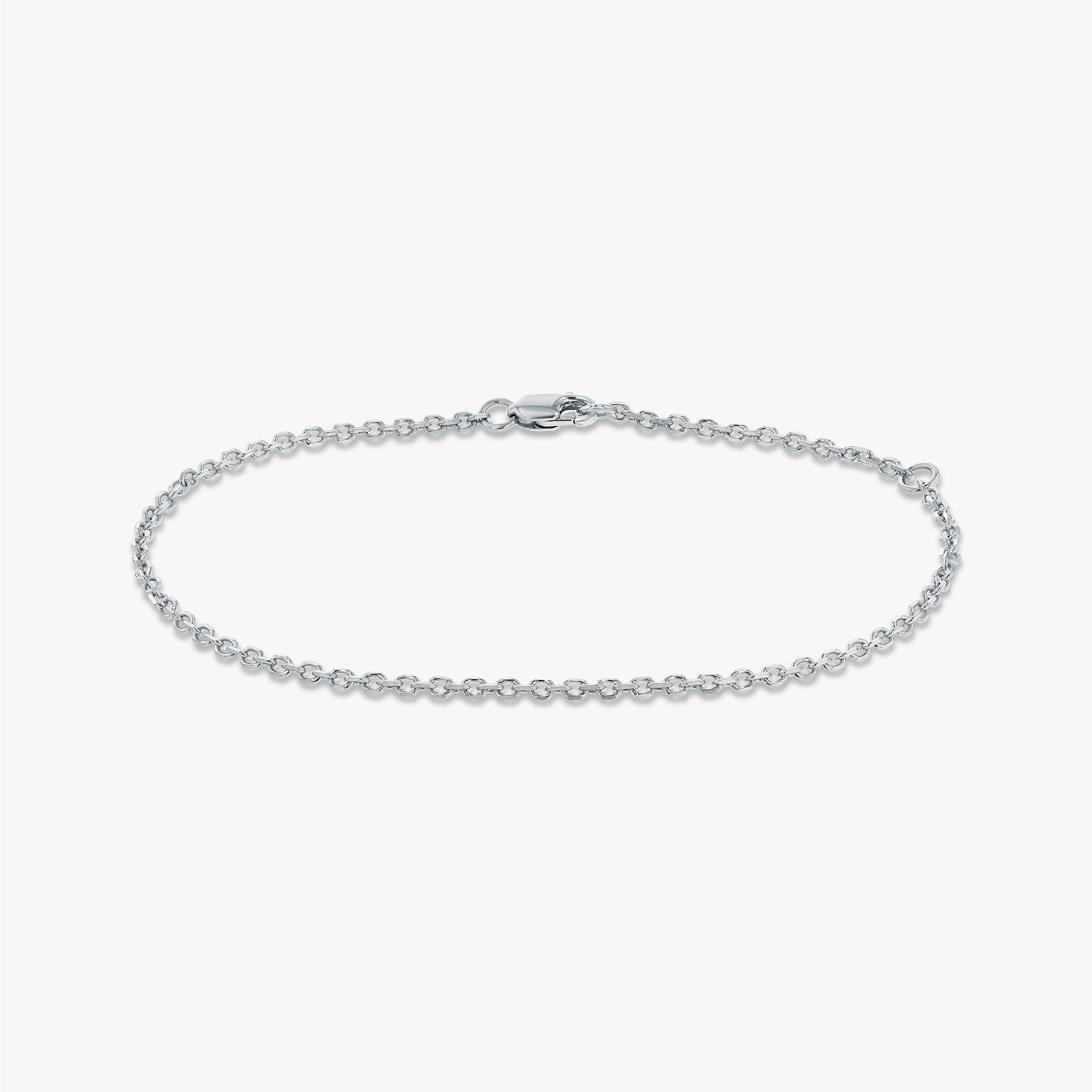 Petite Diamond Cut Chain Bracelet