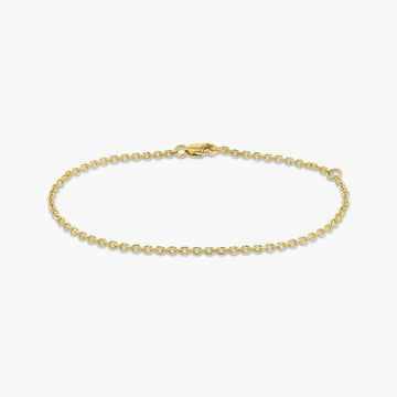 Petite Diamond Cut Chain Bracelet