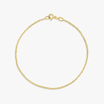 Flat Anchor Chain Bracelet