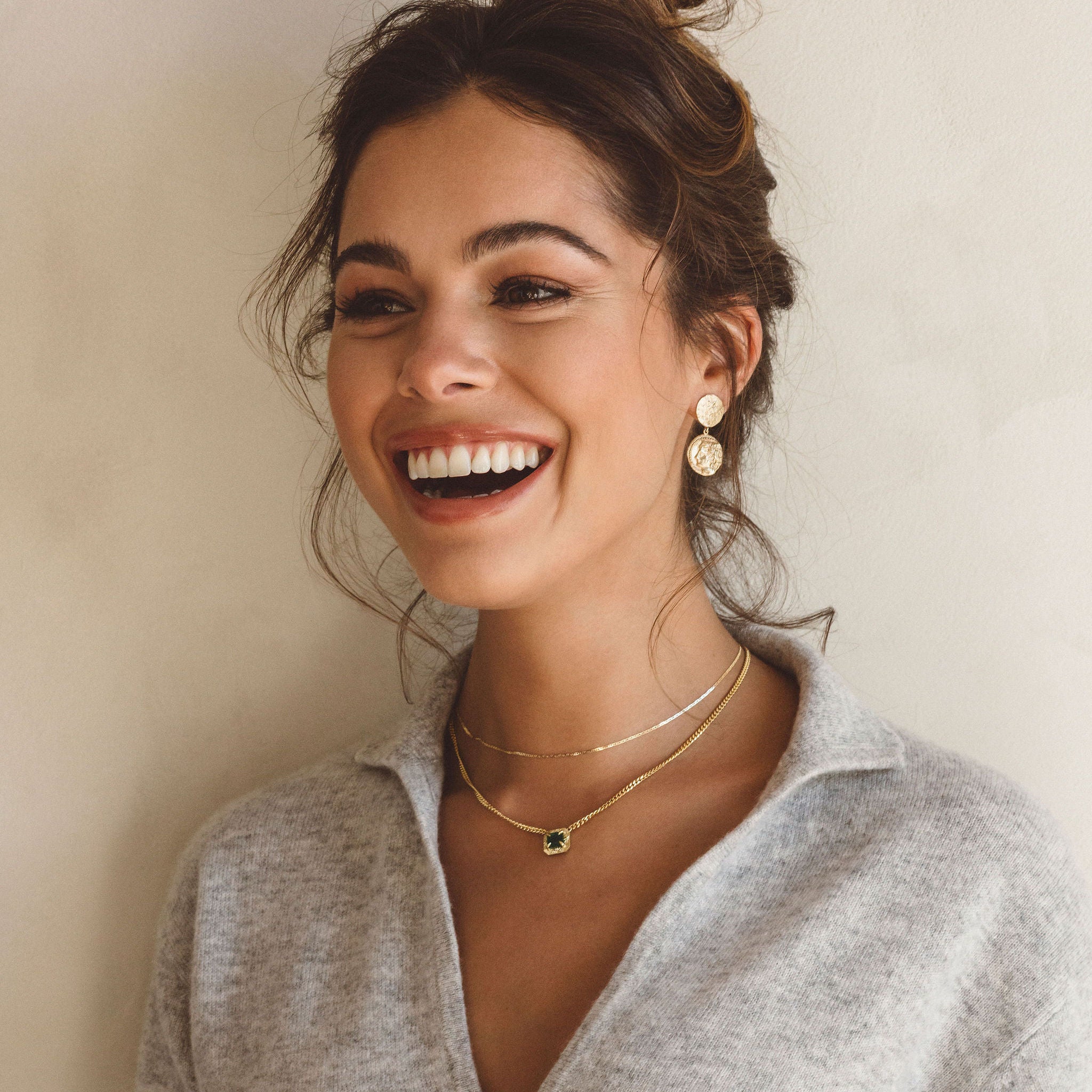 Flat Anchor Chain Necklace