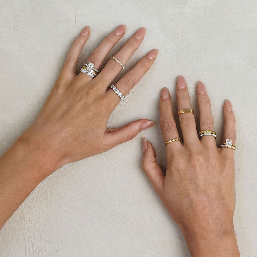Thin Flat Gold Band