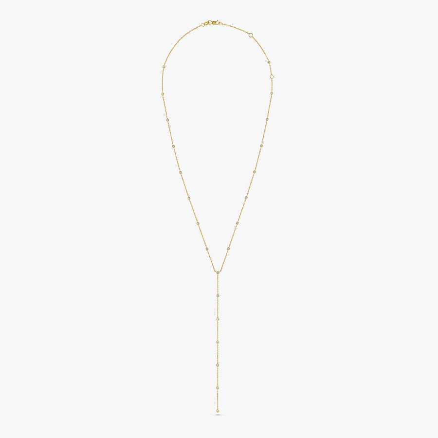 Diamond Y Necklace