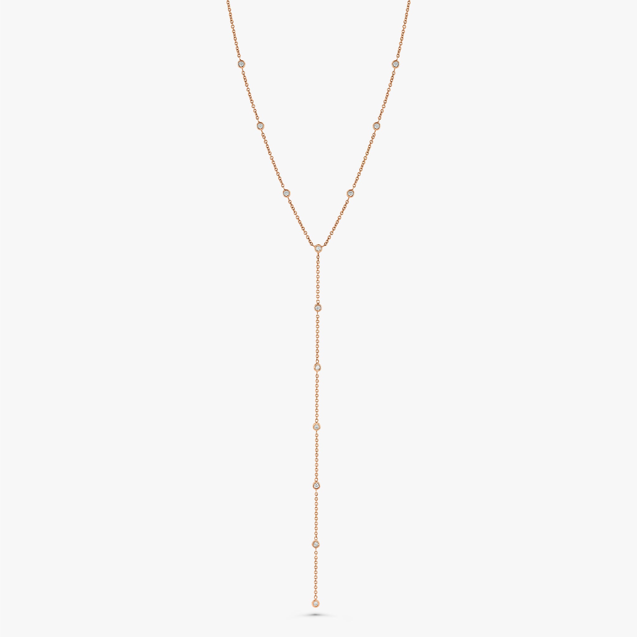 Diamond Y Necklace