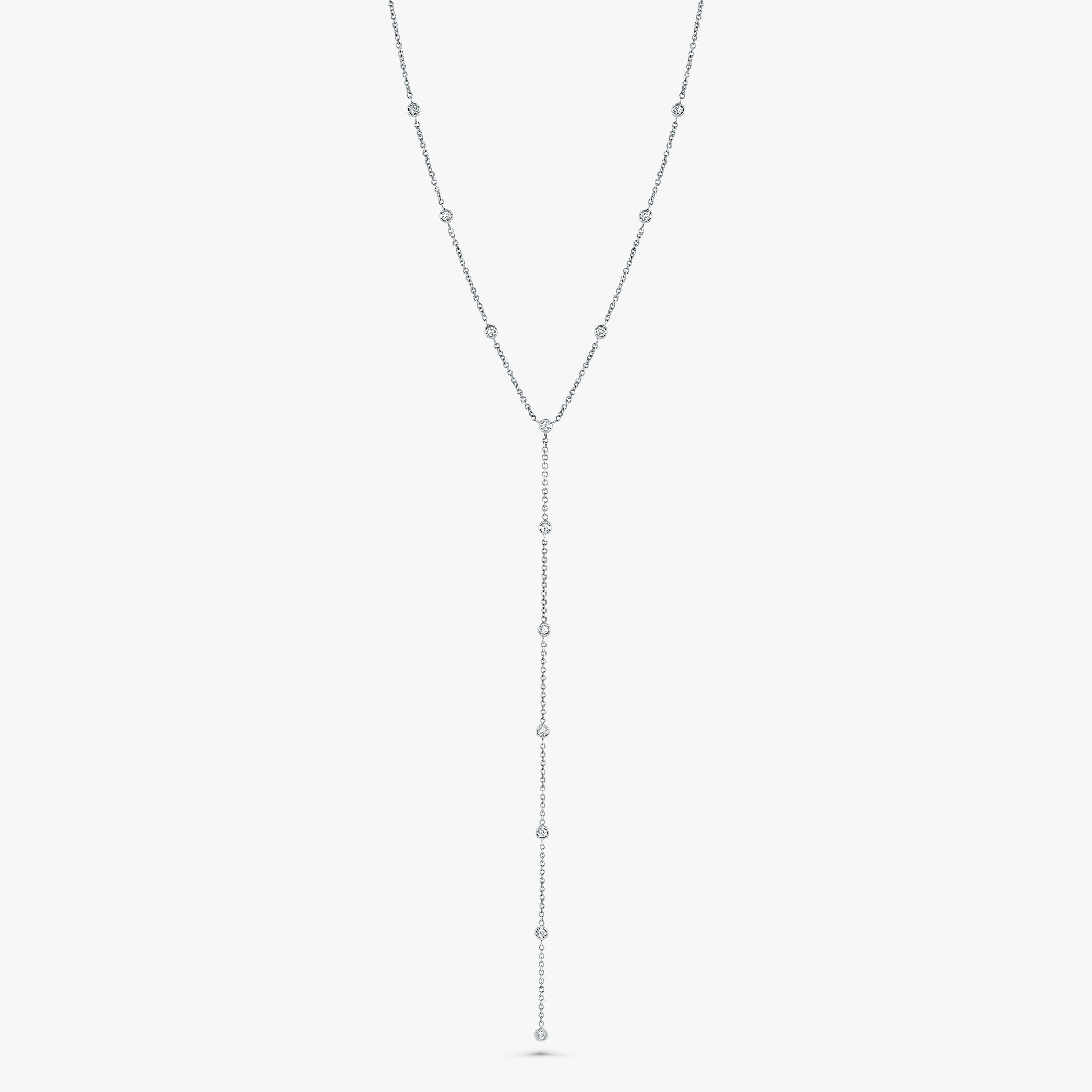 Diamond Y Necklace
