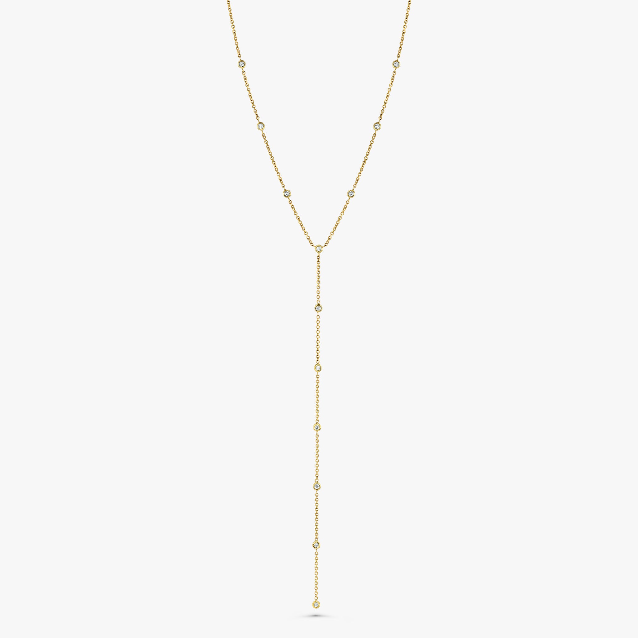 Diamond Y Necklace