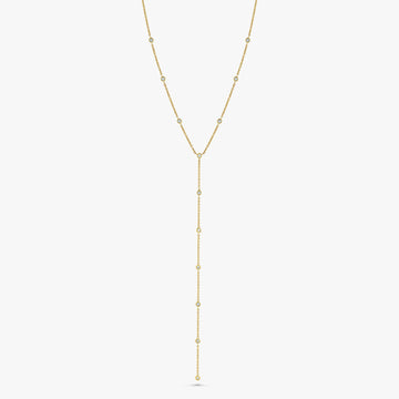 Diamond Y Necklace