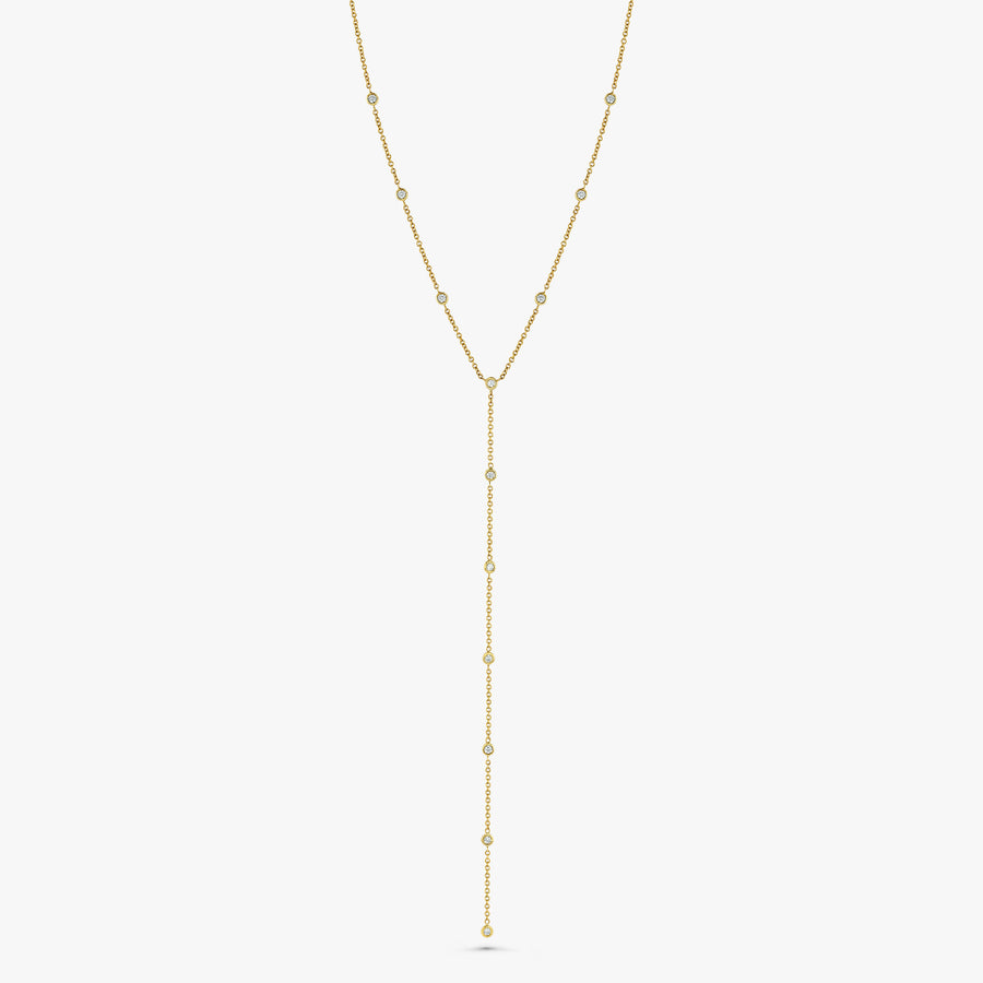 Diamond Y Necklace