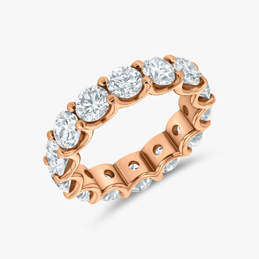 Large U Cut Eternity Band