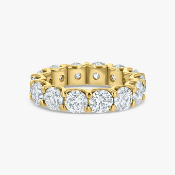 Large U Cut Eternity Band