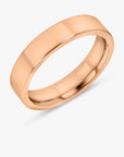 Wide Flat Gold Band