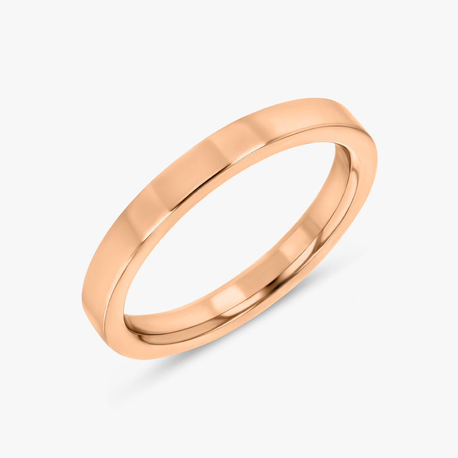 Thin Flat Gold Band