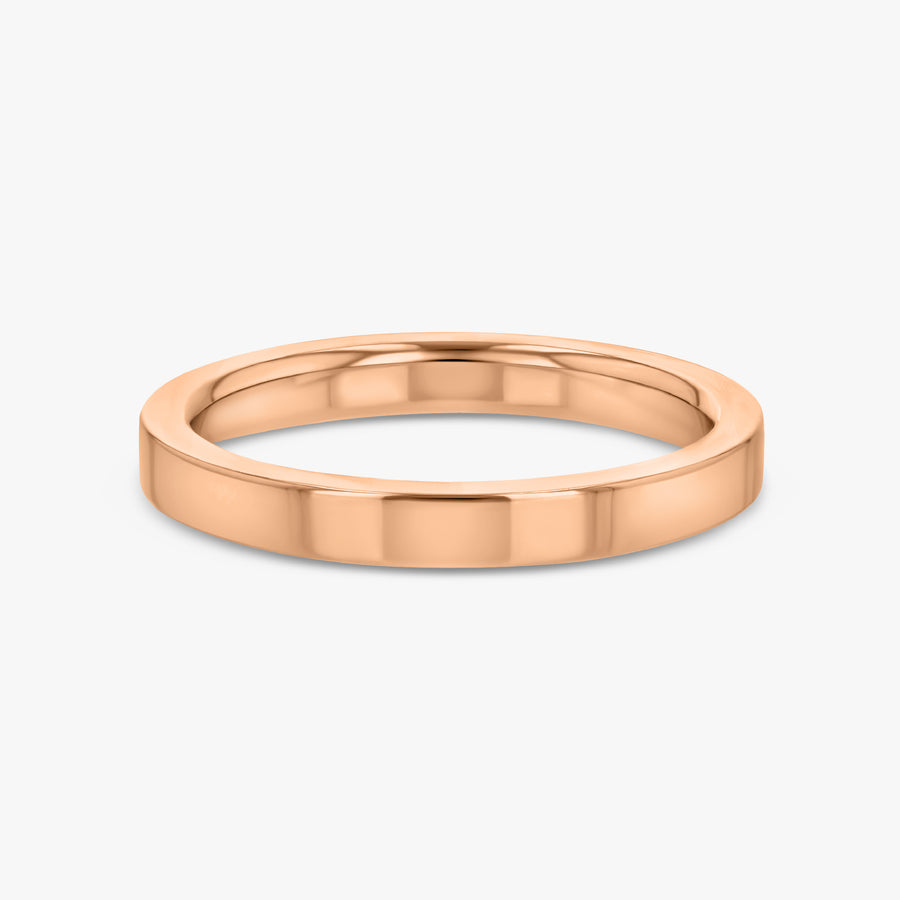 Thin Flat Gold Band