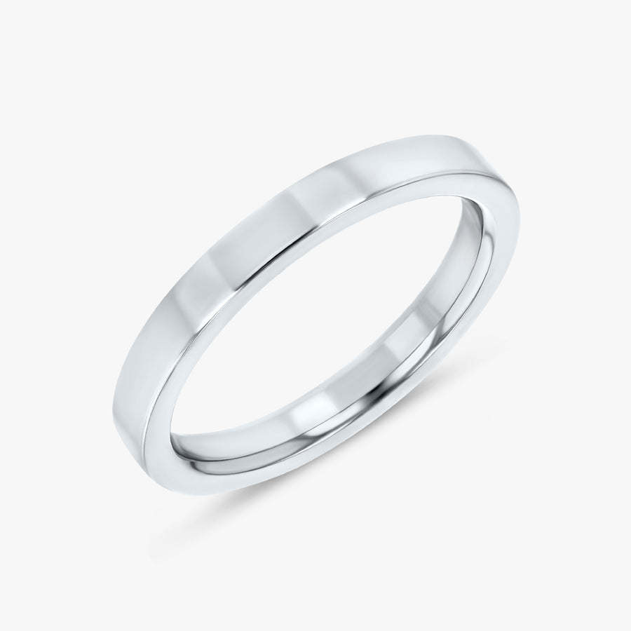 Thin Flat Gold Band