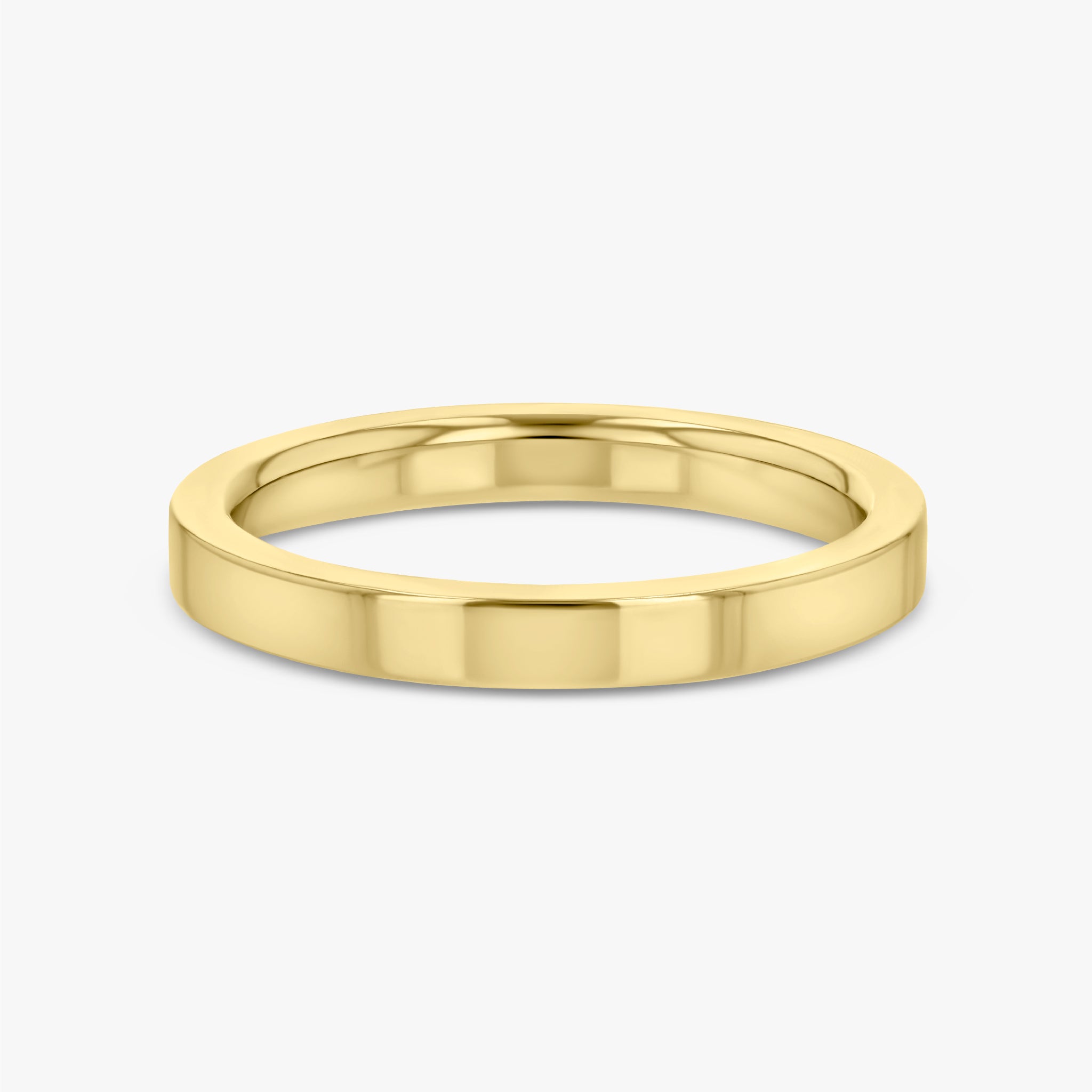 Thin Flat Gold Band